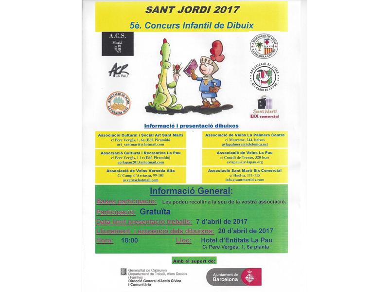 Concurso infantil Sant Jordi