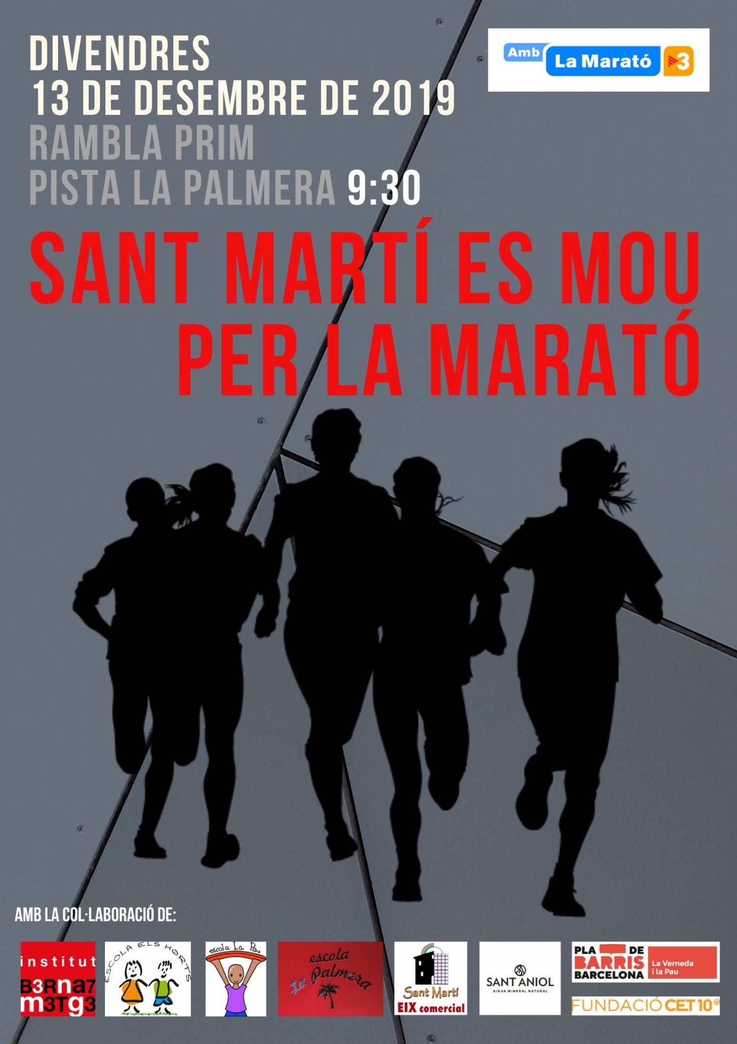 Sant Martí es mou per La Marató