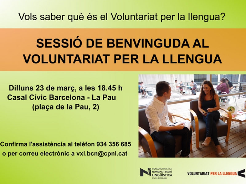 Sessió de benvinguda al voluntariat per la llengua (1)