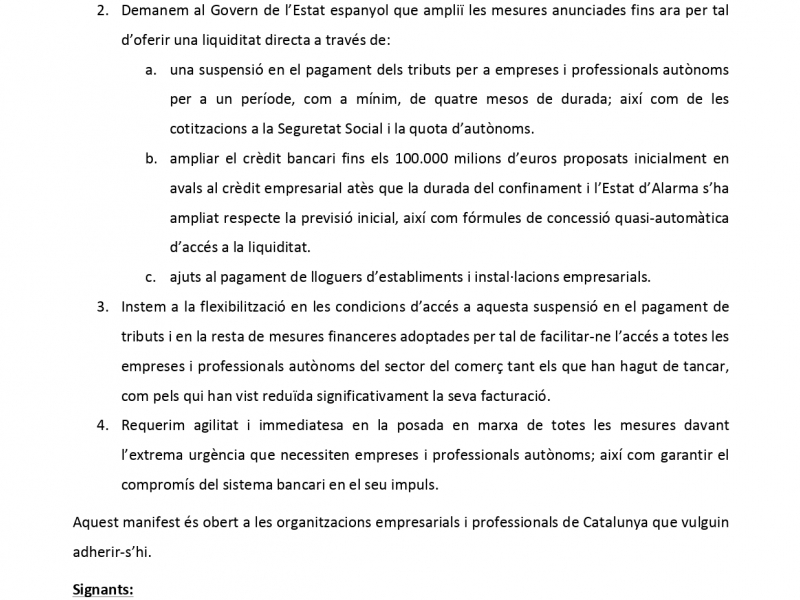Manifiesto conjunto comercio catalán (2)