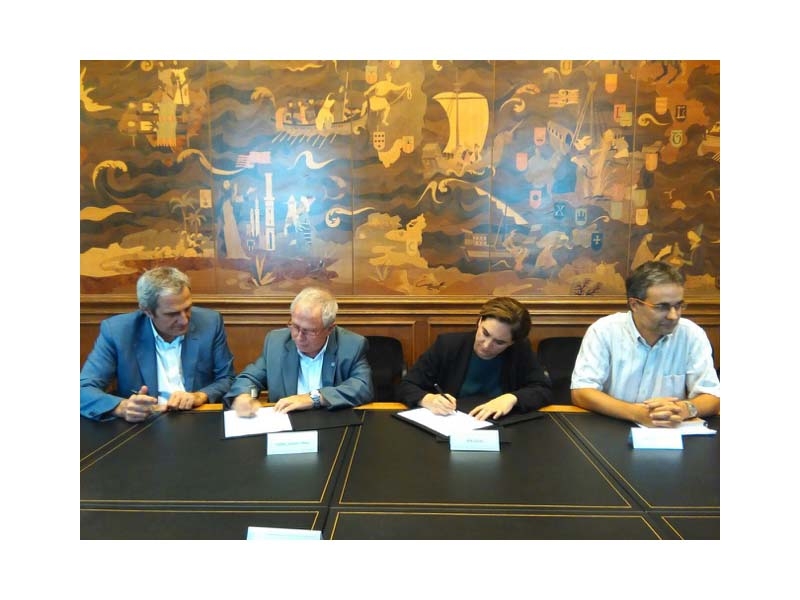 La Fundació Barcelona Comerç i l'Ajuntament de Barcelona signen un conveni  per a la promoció dels Eixos Comercials